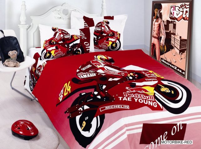 Комплект постельного белья Motor Bike Red