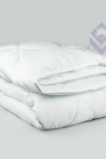 Одеяло гипоаллергенное стеганное двойной силикон (белое)